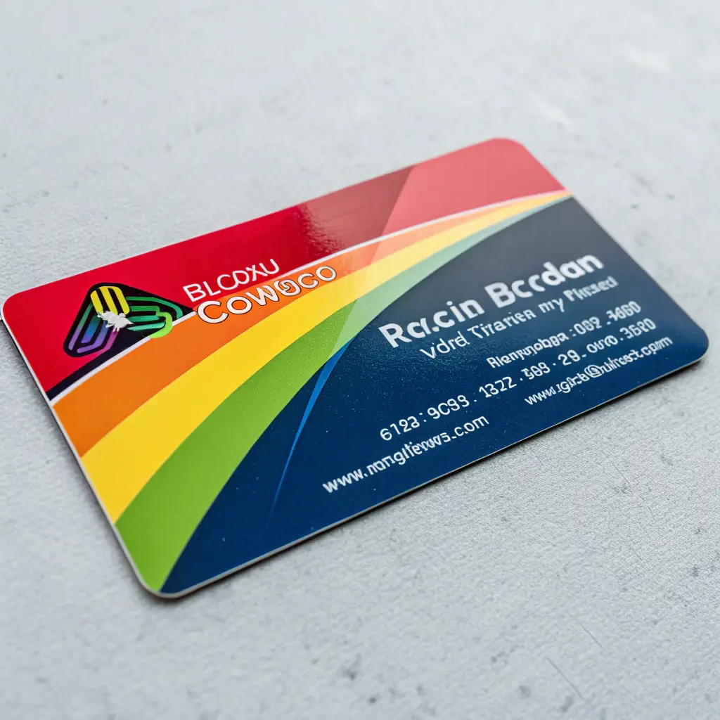 Vertical Layout Business Card